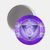 Chakra - Drittes Auge - Magnet (Vorderseite/Rückseite)