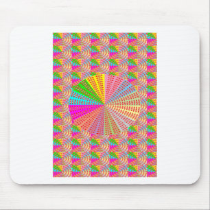 Chakra EINZIGARTIGER runder Kreis-Künstler NAVIN Mousepad