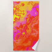 Chakra Energie Heilfarben Strandtuch (Vorderseite)