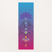 Chakra EnergieAffirmation  Yogamatte (Vorderseite)