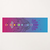 Chakra EnergieAffirmation  Yogamatte (Vorderseite (Horizontal))