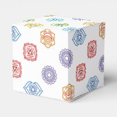 Chakra Energy Custom Favor Box Geschenkschachtel (Rückseite)