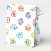 Chakra Energy Custom Favor Box Geschenkschachtel (Rückseite)