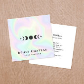 Chakra Energy Healer Business Card Quadratische Visitenkarte