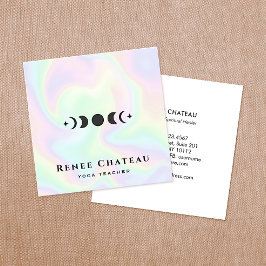 Chakra Energy Healer Business Card Quadratische Visitenkarte