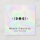 Chakra Energy Healer Business Card Quadratische Visitenkarte (Vorderseite)
