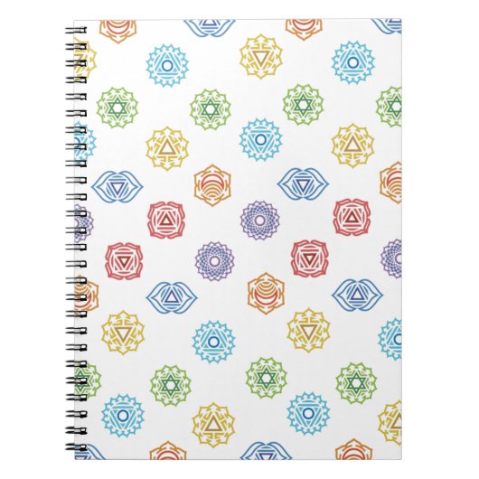Chakra Energy Notebook Notizblock (Vorderseite)
