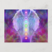 Chakra, Engel, Heiler, Heilung vor Gott, Engeln, L Postkarte (Vorderseite)