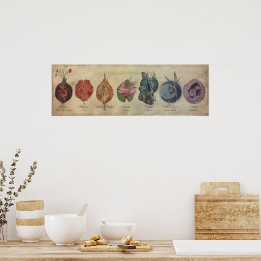 CHAKRA-FEE POSTER (Küche)