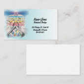 Chakra fire personalisierte Visitenkarte (Vorne/Hinten)