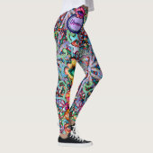 Chakra Floral Dreamer farbenfroh ungewöhnlich myst Leggings (Rechts)