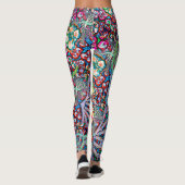 Chakra Floral Dreamer farbenfroh ungewöhnlich myst Leggings (Rückseite)