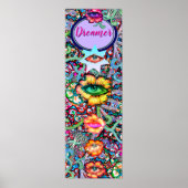 Chakra Floral Dreamer farbenfroh ungewöhnlich myst Poster (Vorne)