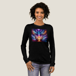 Chakra Flow Long-Sleeve T-Shirt - Spektrumfarben Tri-Blend Shirt