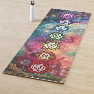 Chakra Galaxy Vintag Rainbow Yogamatte