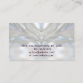 Chakra Geodes Lotus - Kristallheilung Visitenkarte (Rückseite)