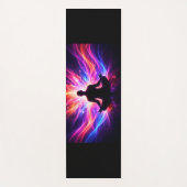 Chakra Glow Yoga Matte Meditationsdesign (Vorderseite)