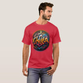 Chakra-Graffiti-Design T-Shirt (Vorne ganz)