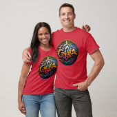 Chakra-Graffiti-Design T-Shirt (Unisex)