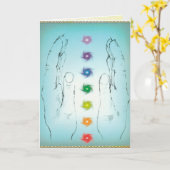 Chakra-Grüßkarte Karte (Gelbe Blume)