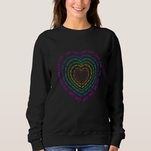 Chakra Hearts Sweatshirt (Vorderseite)