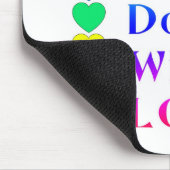 Chakra Heiler machen es mit Liebe in Regenbogenfar Mousepad (Ecke)