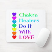Chakra Heiler machen es mit Liebe in Regenbogenfar Mousepad (Mit Mouse)