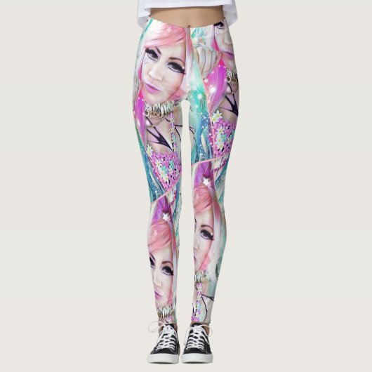 Chakra Hosen Leggings (Vorderseite)