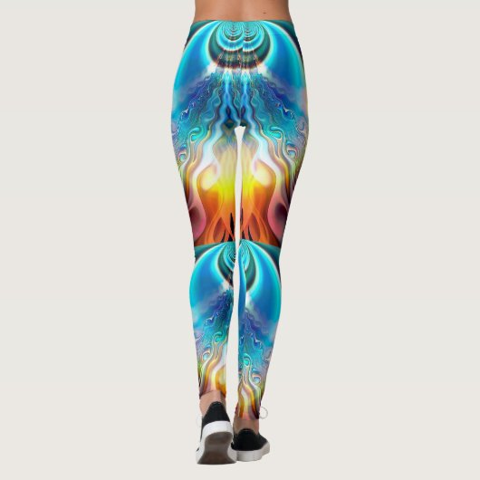 Chakra Hosen Leggings (Rückseite)