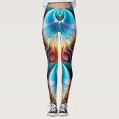 Chakra Hosen Leggings (Vorderseite)