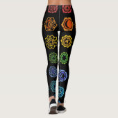 Chakra-Hosen Leggings (Rückseite)