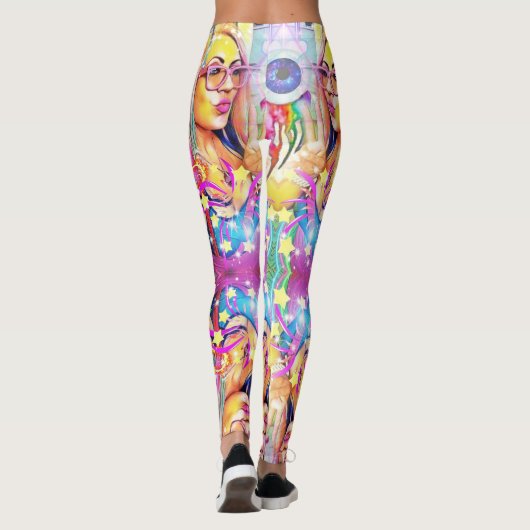 Chakra Hosen Leggings (Rückseite)