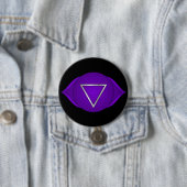 Chakra Indigo Drittes Auge Zen Yoga Spirituell Button (Beispiel)