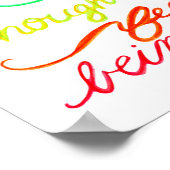 Chakra Inspirational One Words Art Print Poster (Ecke)