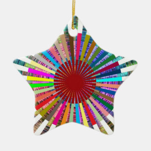 CHAKRA Lichtquelle-Meditation Keramikornament