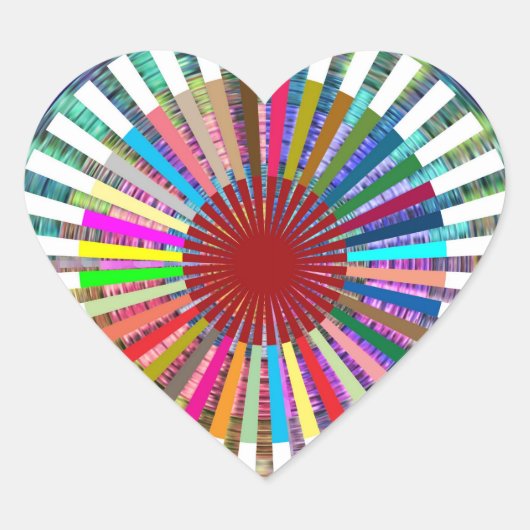 CHAKRA Lichtquellenmedikation Herz-Aufkleber (Vorderseite)