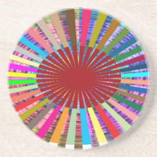 CHAKRA Light Source Meditation Sandstein Untersetzer
