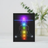 CHAKRA LIGHTS POSTKARTE (Stehend Vorderseite)