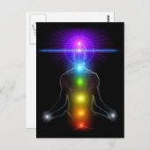 CHAKRA LIGHTS POSTKARTE (Vorne/Hinten)