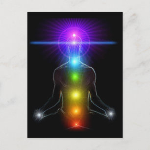 CHAKRA LIGHTS POSTKARTE