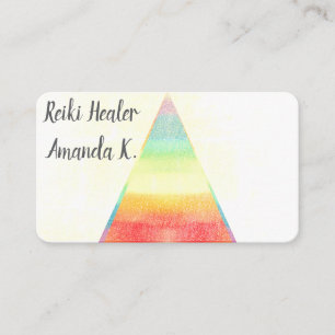 Chakra Lightworker Reiki Colors Business Cards Visitenkarte