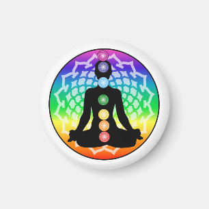 Chakra Lotus Magnet - Rund um den Hof