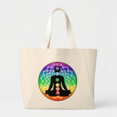 Chakra Lotus Tasche - Rainbow Yoga & Energy Art (Vorne)