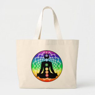Chakra Lotus Tasche - Rainbow Yoga & Energy Art