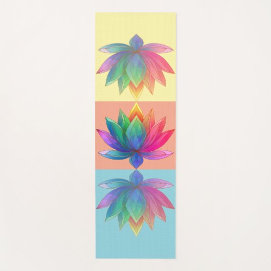 Chakra Lotus Yoga Mat für ein besinnliches Leben Yogamatte (Vorderseite)