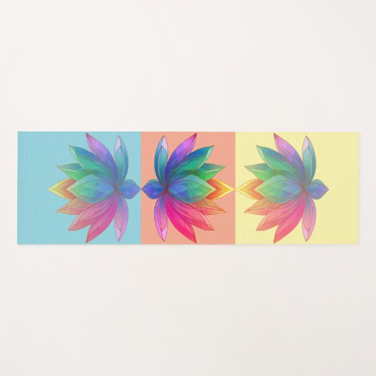 Chakra Lotus Yoga Mat für ein besinnliches Leben Yogamatte (Vorderseite (Horizontal))