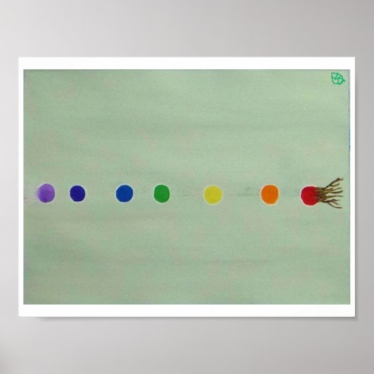 Chakra-Malerei Poster (Vorne)