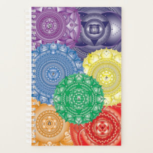 Chakra Mandala Collage Planner Planer