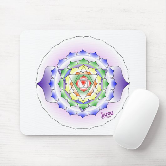 Chakra Mandala Mousepad (Mit Mouse)