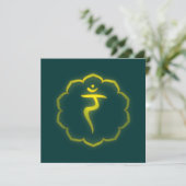 Chakra - Manipura Einladung (Stehend Vorderseite)